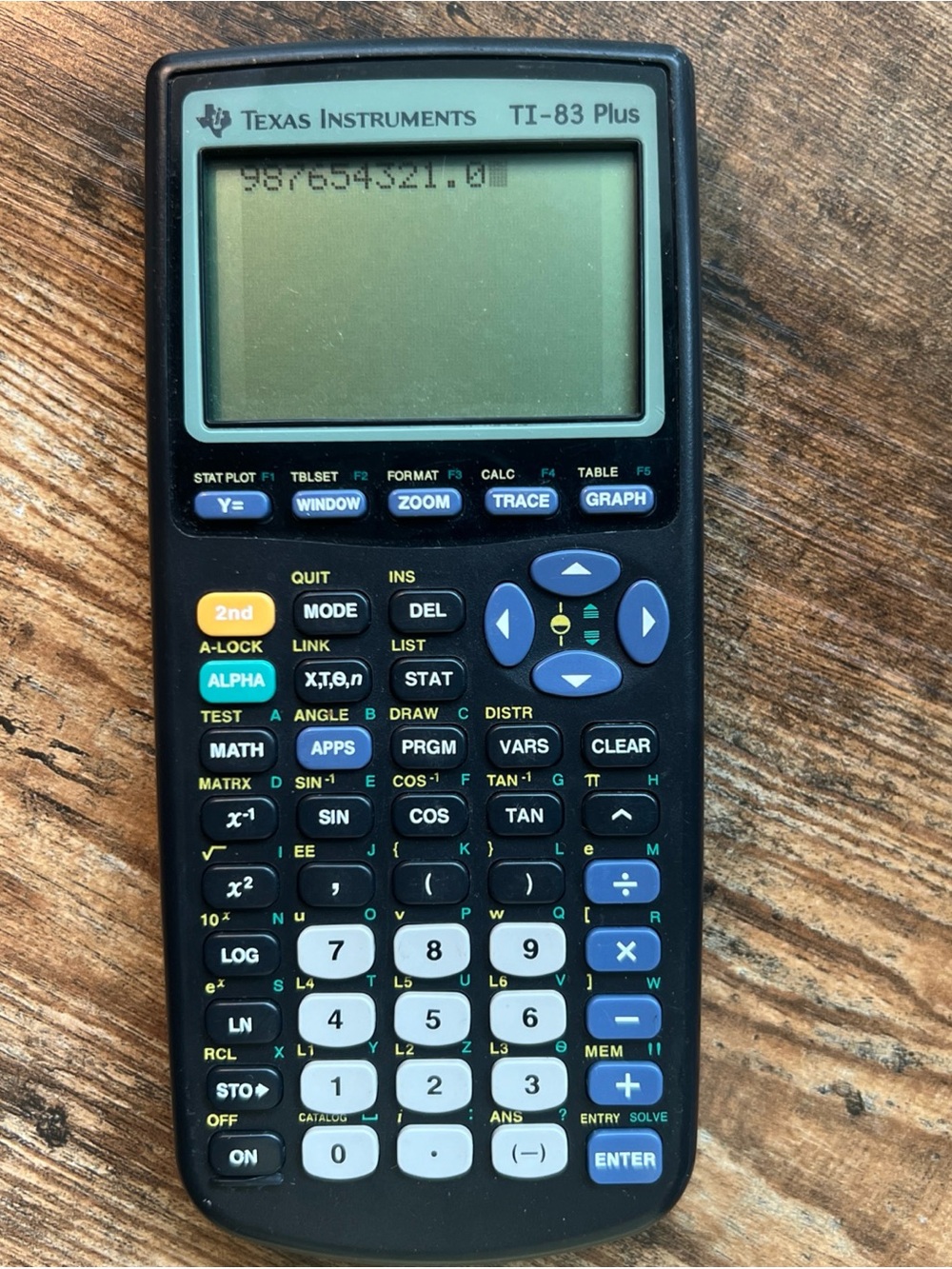 Texas Instruments TI-83 Plus Graphing Calculator With Cover (TESTED/WORKING)